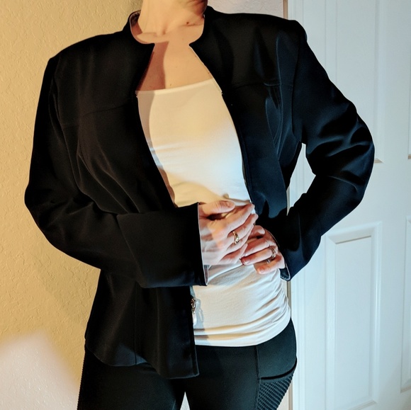 CDC Caren Desiree Company navy jacket size 14 - Picture 2 of 8